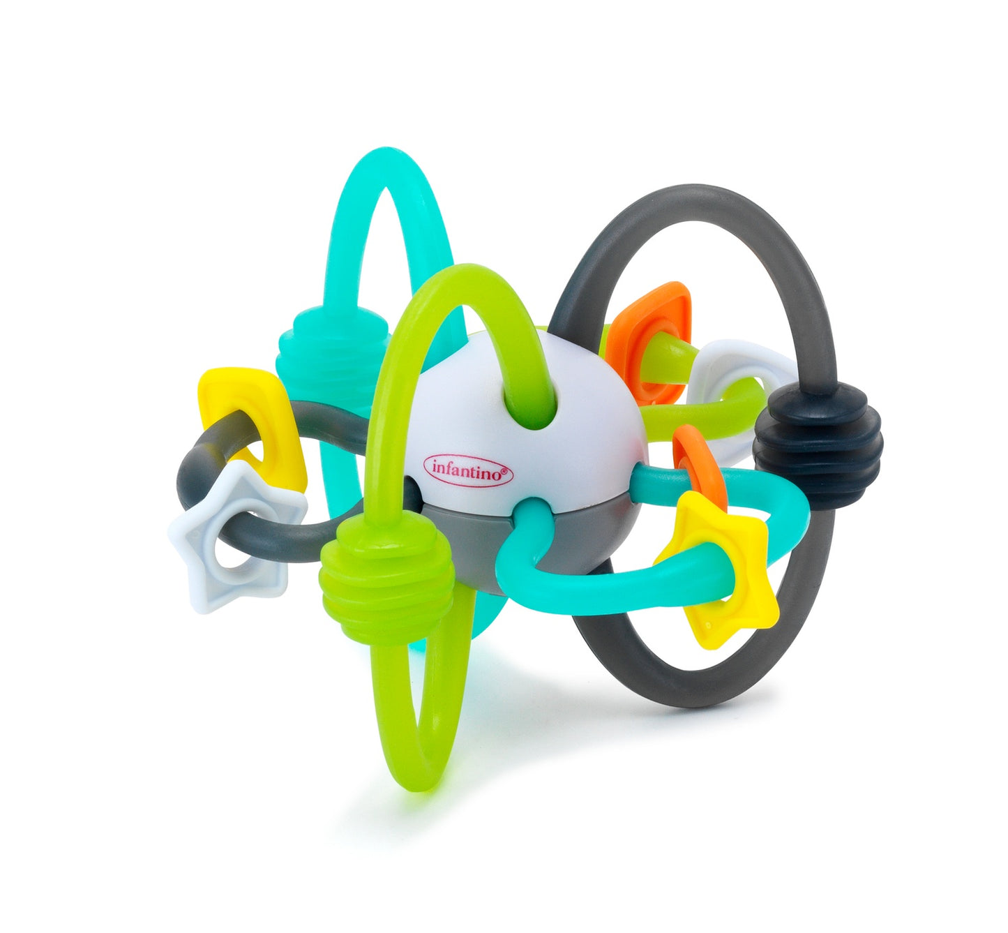 Infantino Shake & Teethe Flexible Rattle Ball