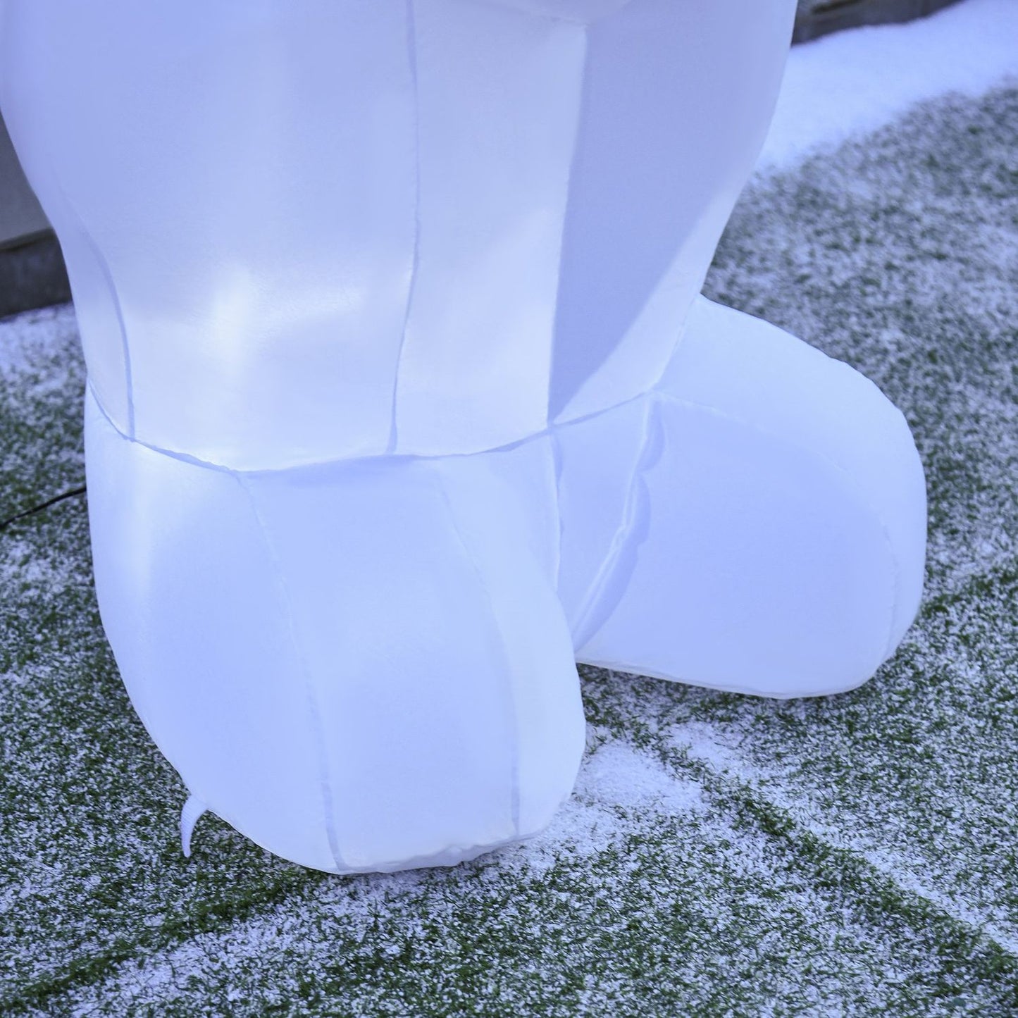 Inflatable 1.8M polar bear decoration with lights