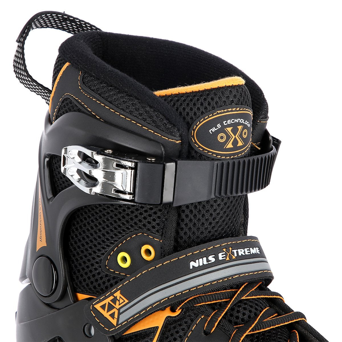 Inline Skates, Black/Orange, Size 42