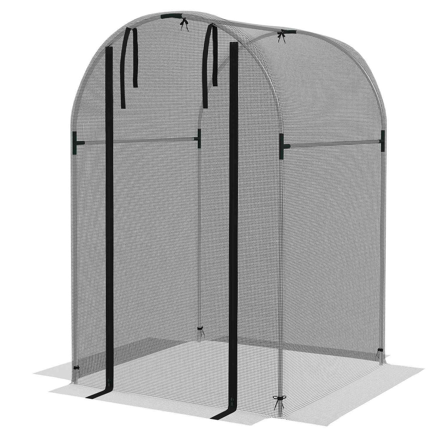 Garden insect protection net, HDPE, steel frame, 1.2x1.2M