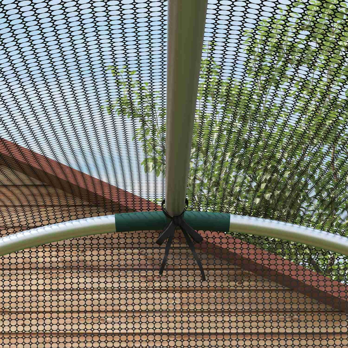 Garden insect protection net, HDPE, steel frame, 1.2x1.2M