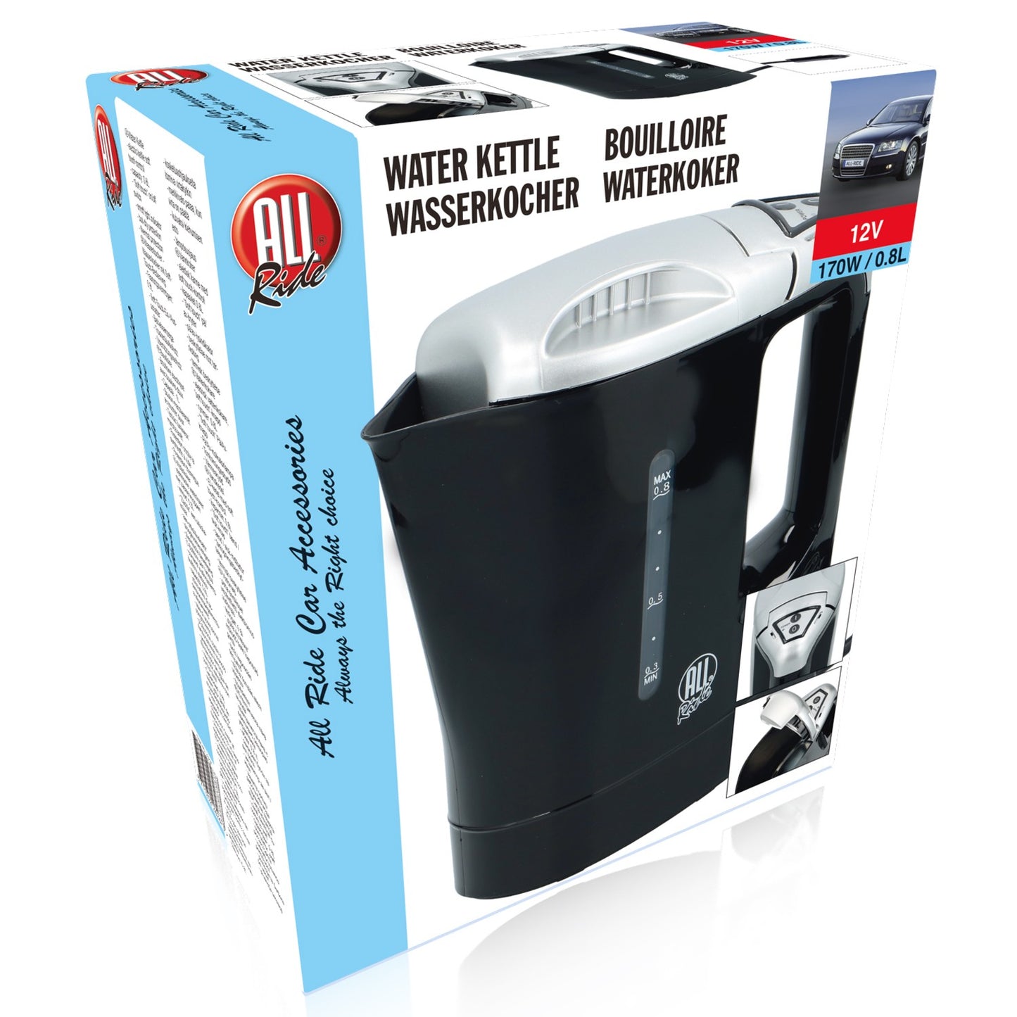 Kettle 0.8 liter 12 Volt