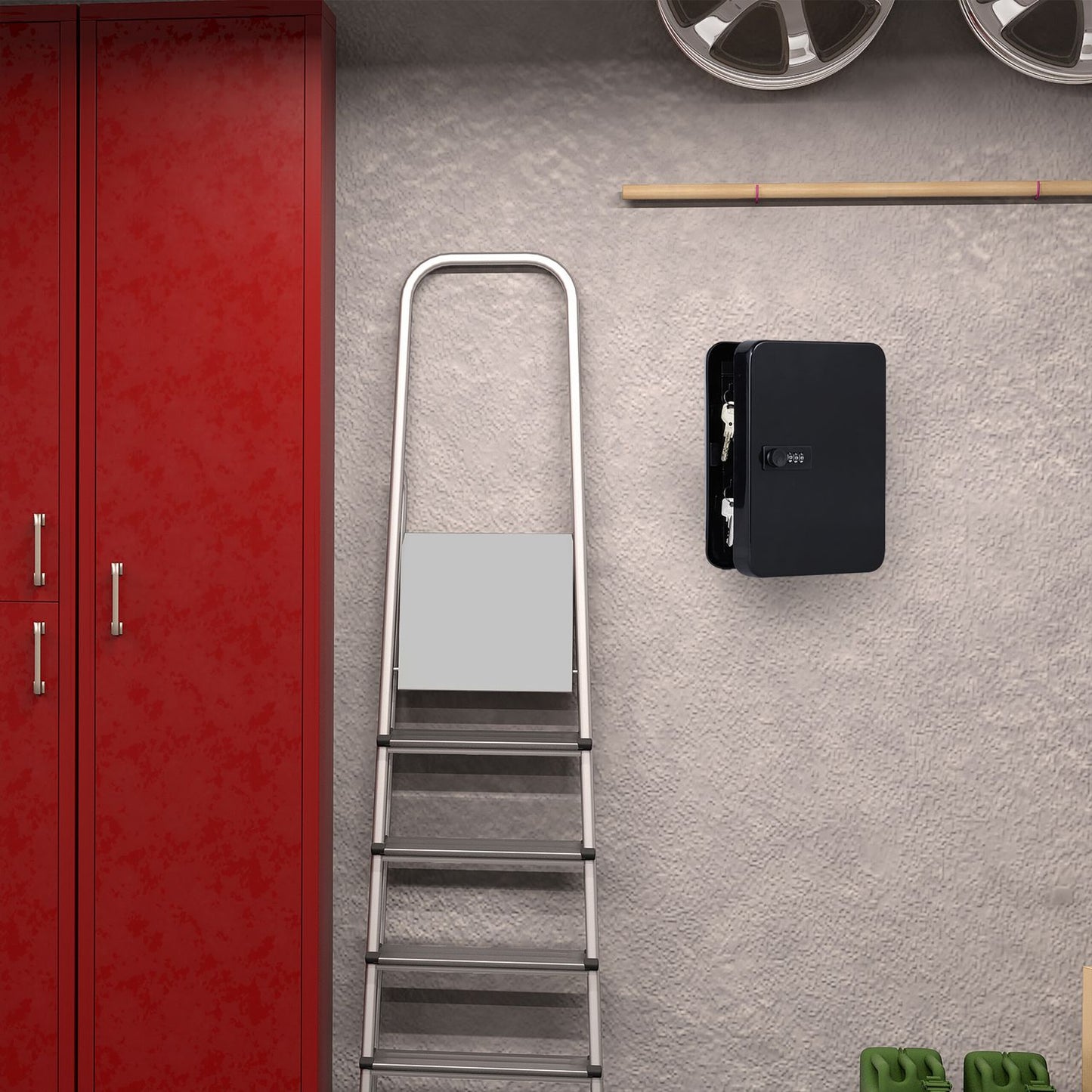 Key cabinet with code lock