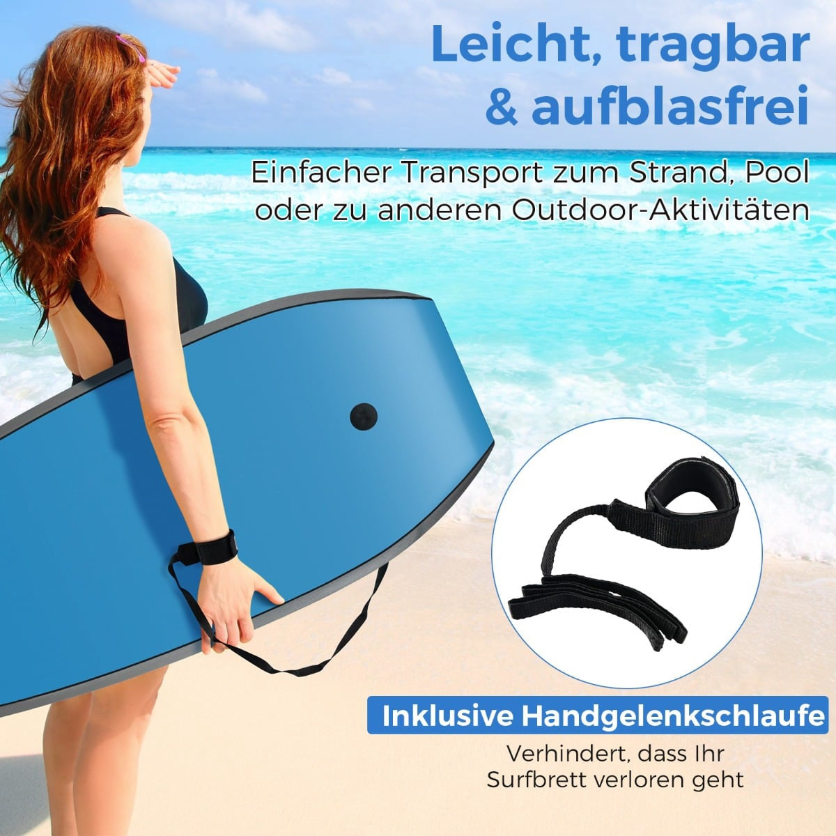 Kids Bodyboard 84cm with EPS Core, XPE Deck, HDPE Bottom