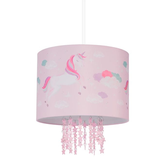 Kids' Light Fixture Pink Unicorn