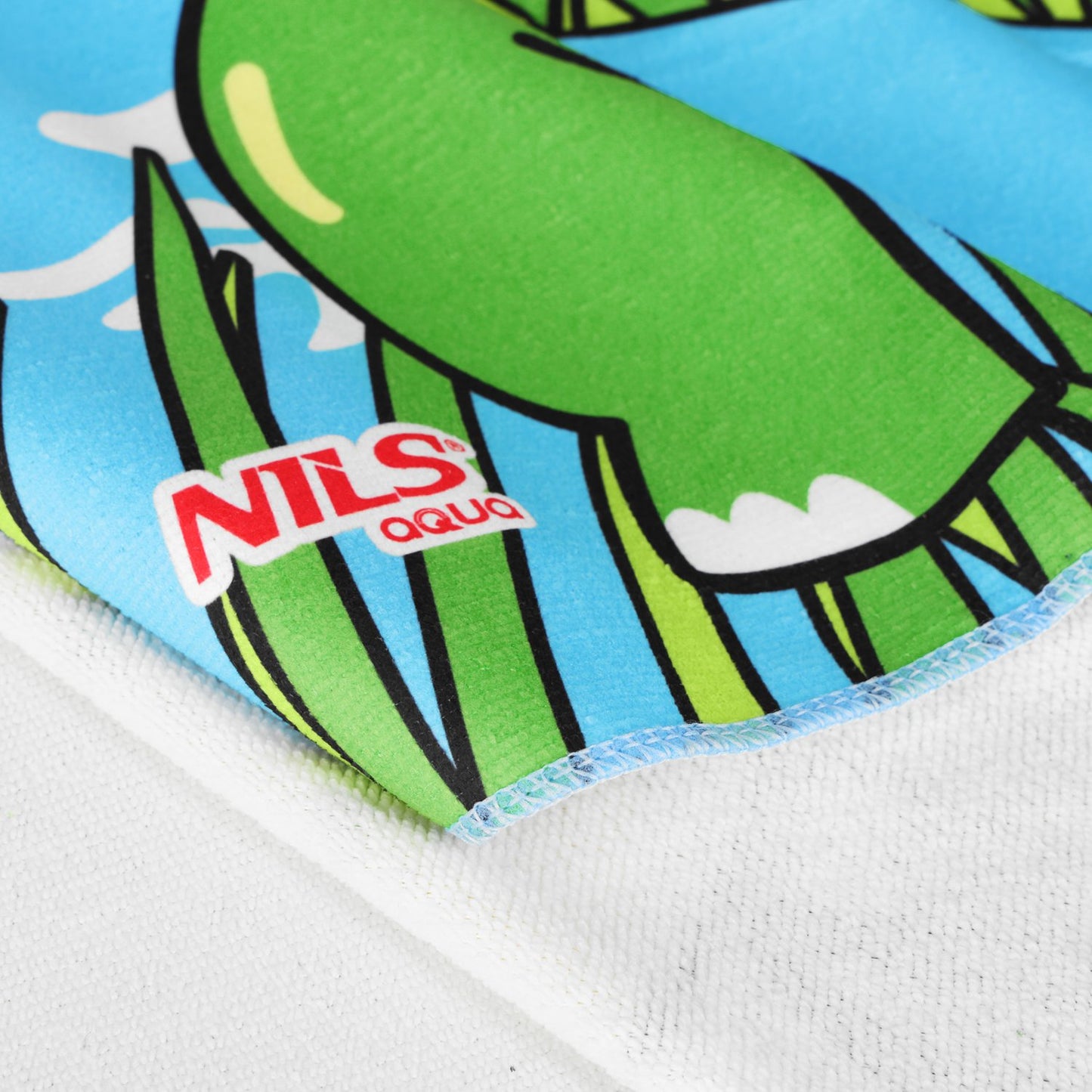 Kids Poncho Towel, Crocodile & Unicorn Design