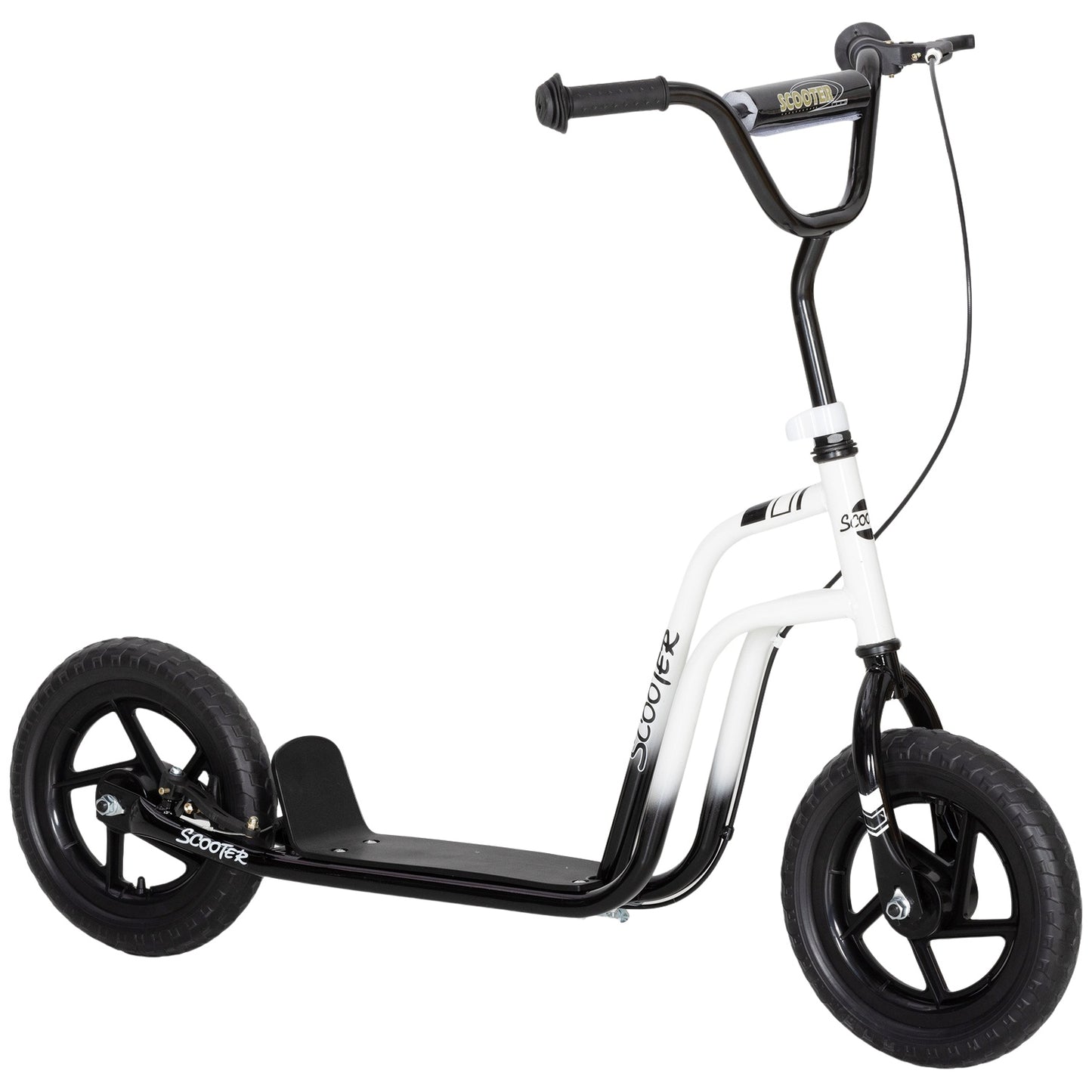 Kids Scooter, Adjustable Handlebar, Large Wheels, Ages 5-12