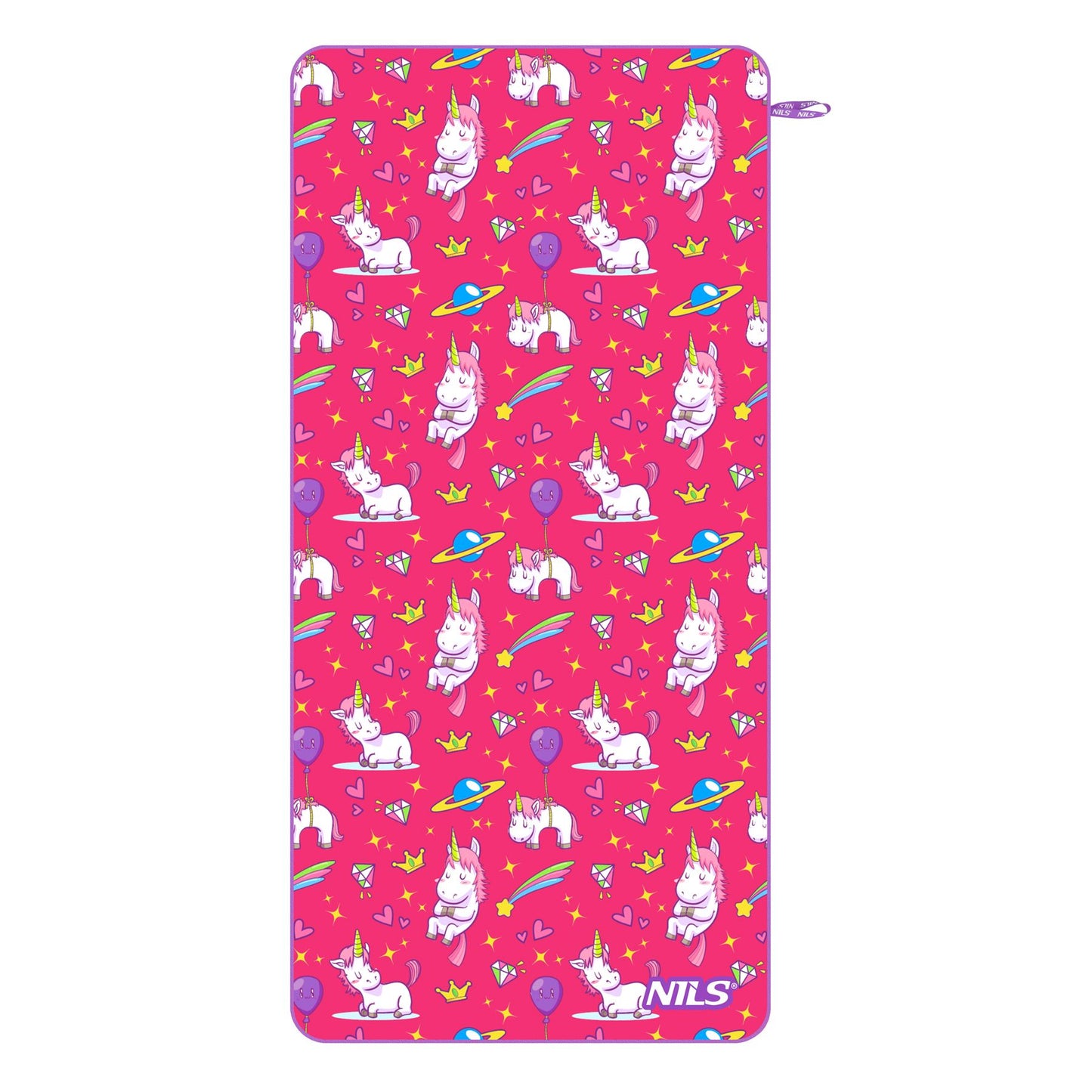 Kids Unicorn Microfiber Towel, 160 x 80 cm, Quick Dry