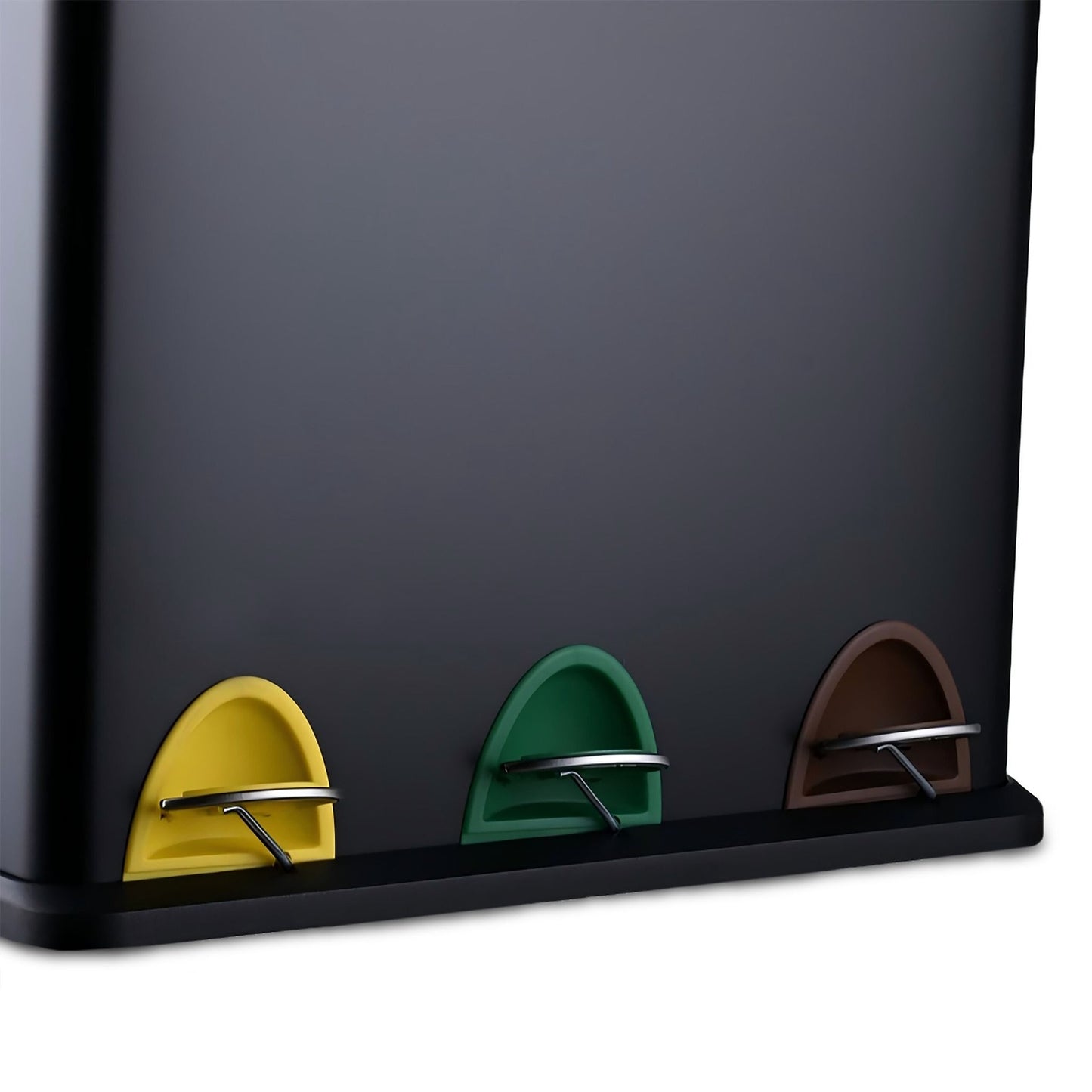 Kitchen Waste Bin, 3 Compartments, 3 x 8L
