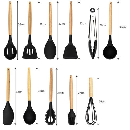 Kitchen utensils - set of 12 pcs. Ruhy 21804