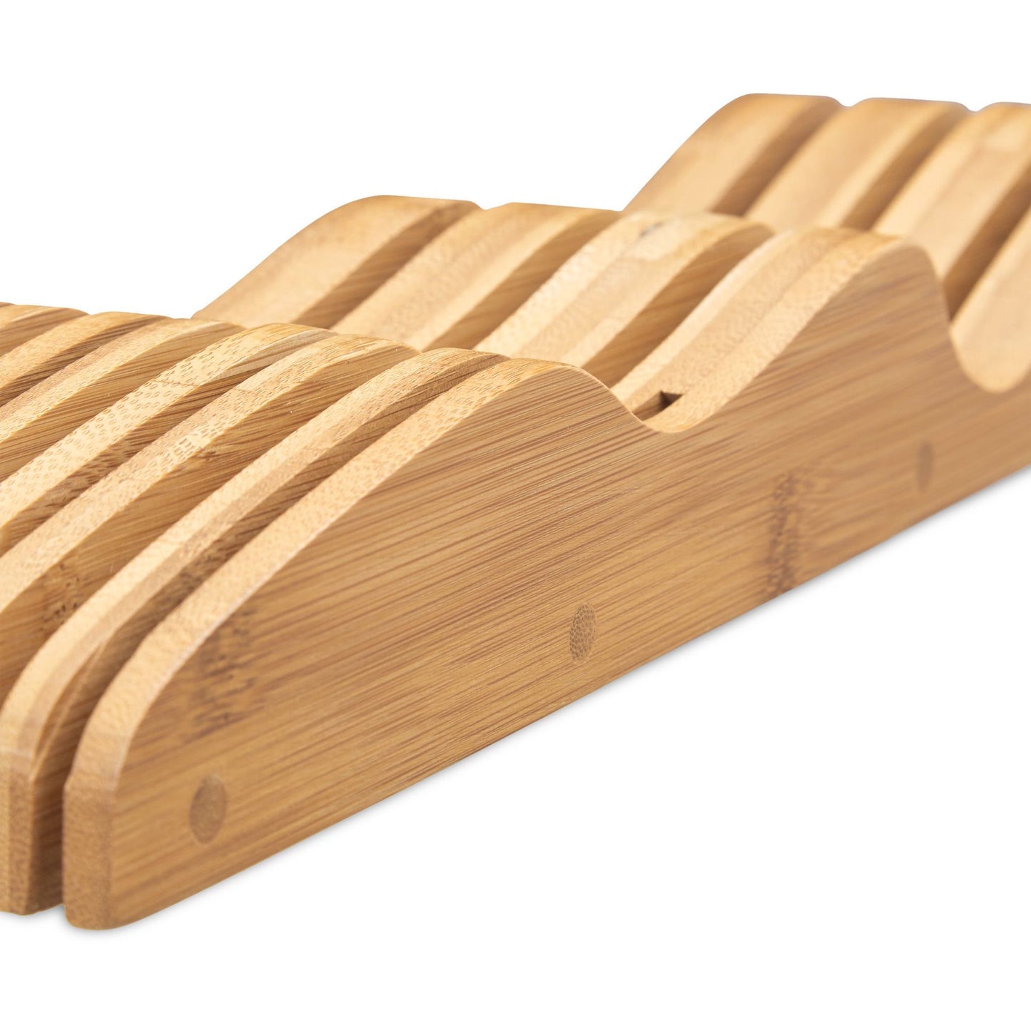 Knife block in bamboo for box