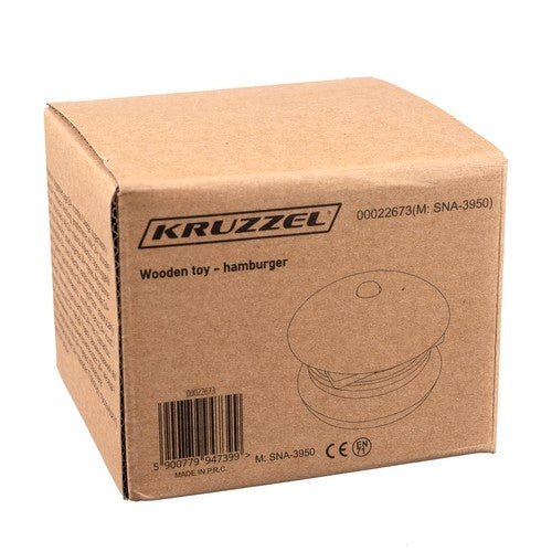 Kruzzel 22673 wooden burger