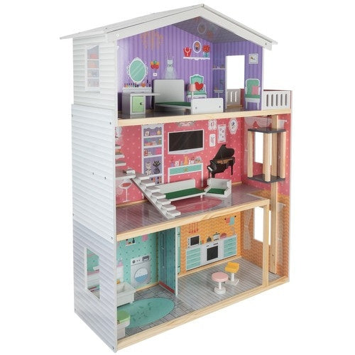 Kruzzel Dollhouse Large Dollhouse 114 cm 114 cm