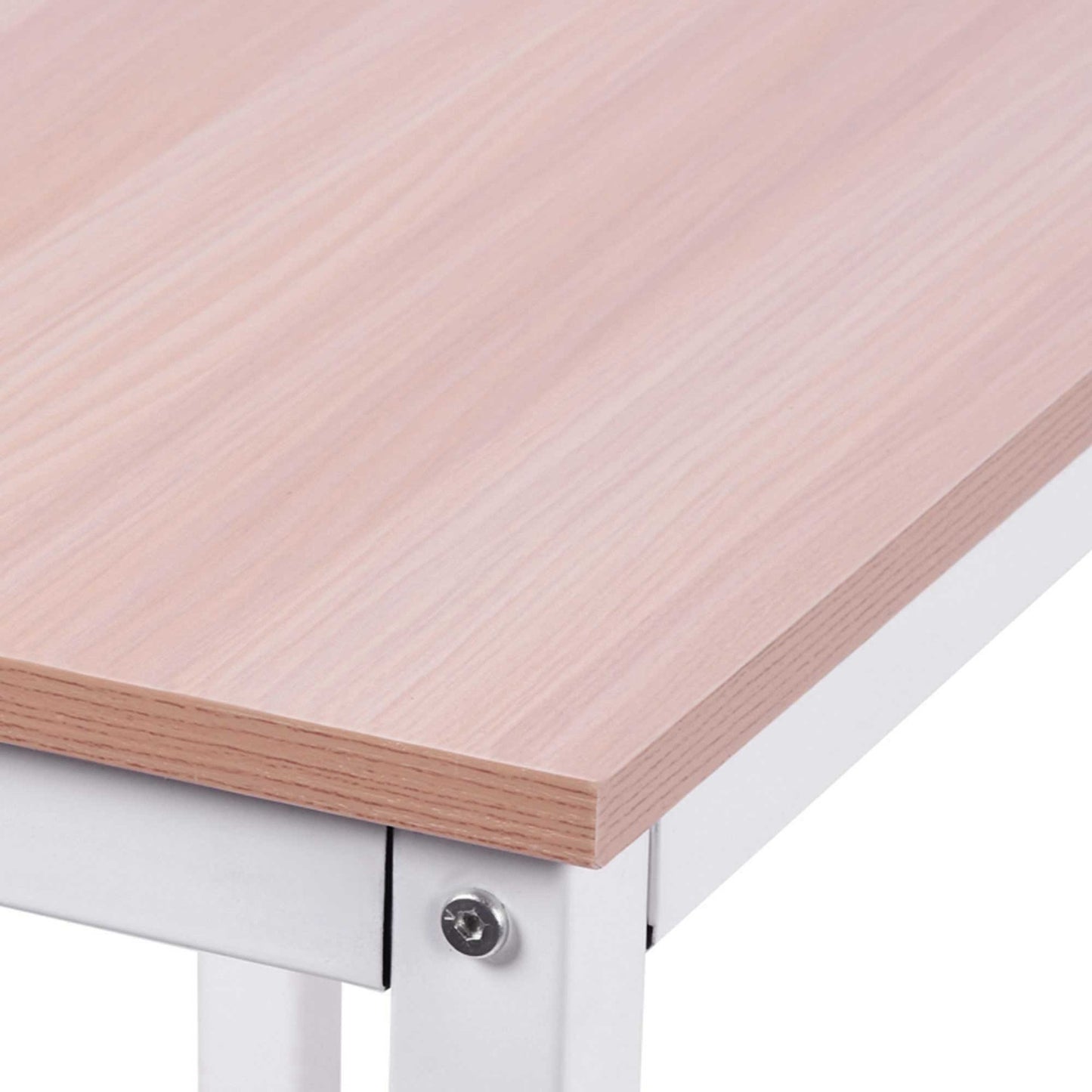 L-shaped corner desk, MDF wood, 150x150x76 cm