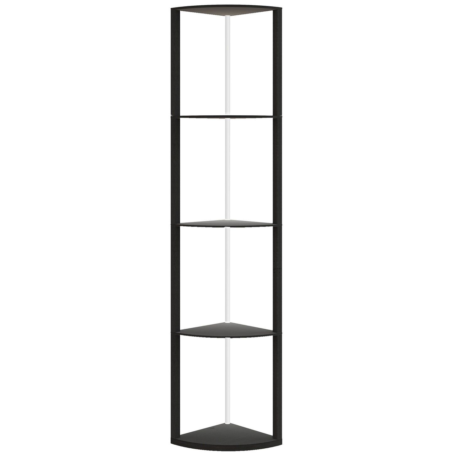 LED Floor Lamp with Shelves, RGB, Remote Control