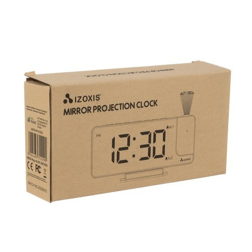 LED alarm clock with Izoxis 19576 projector