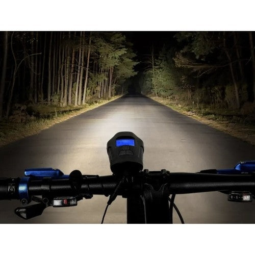LED bicycle light with counter 23680