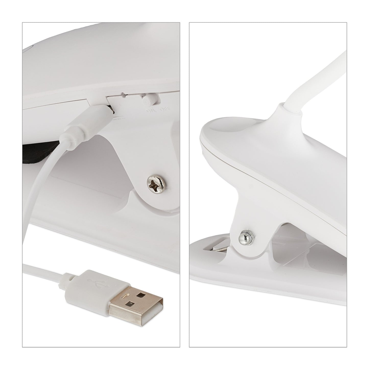 LED clamp lamp with touch function