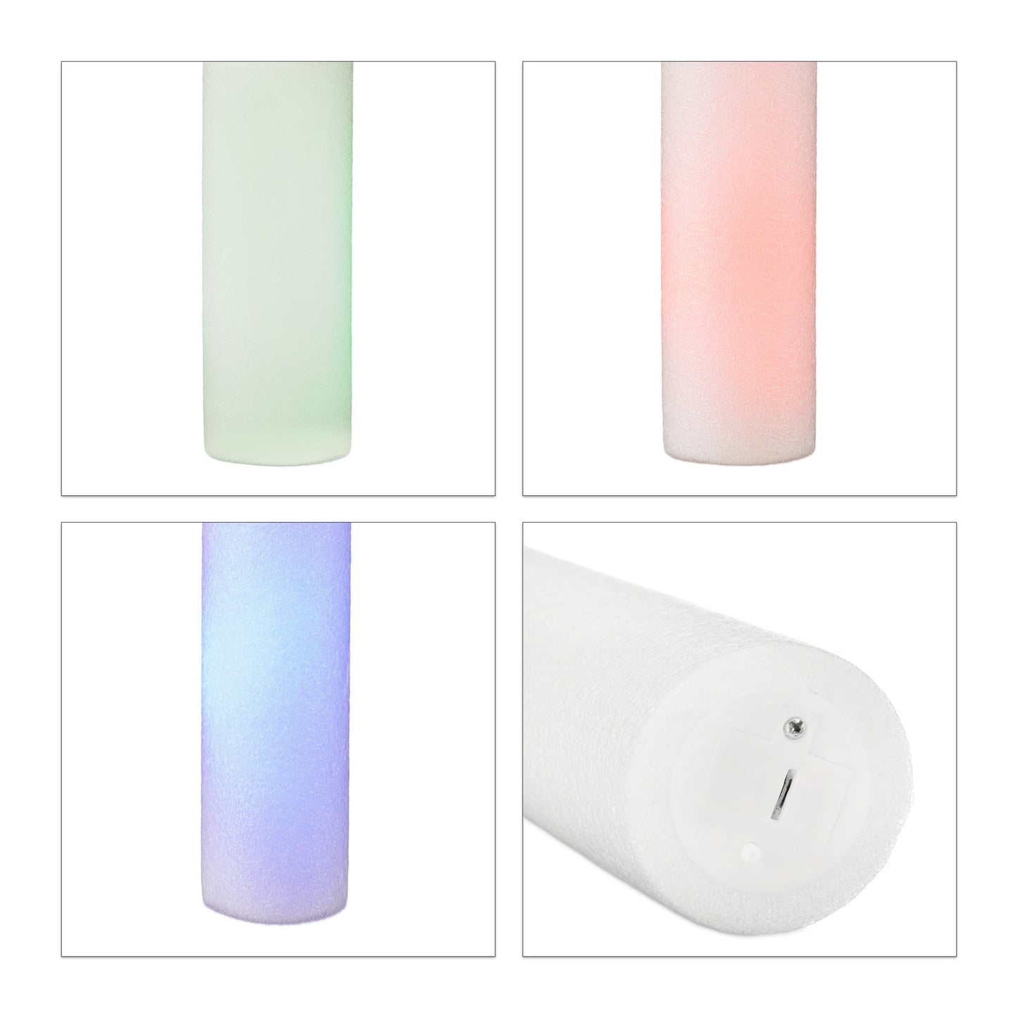 LED foam stick with 6 effects