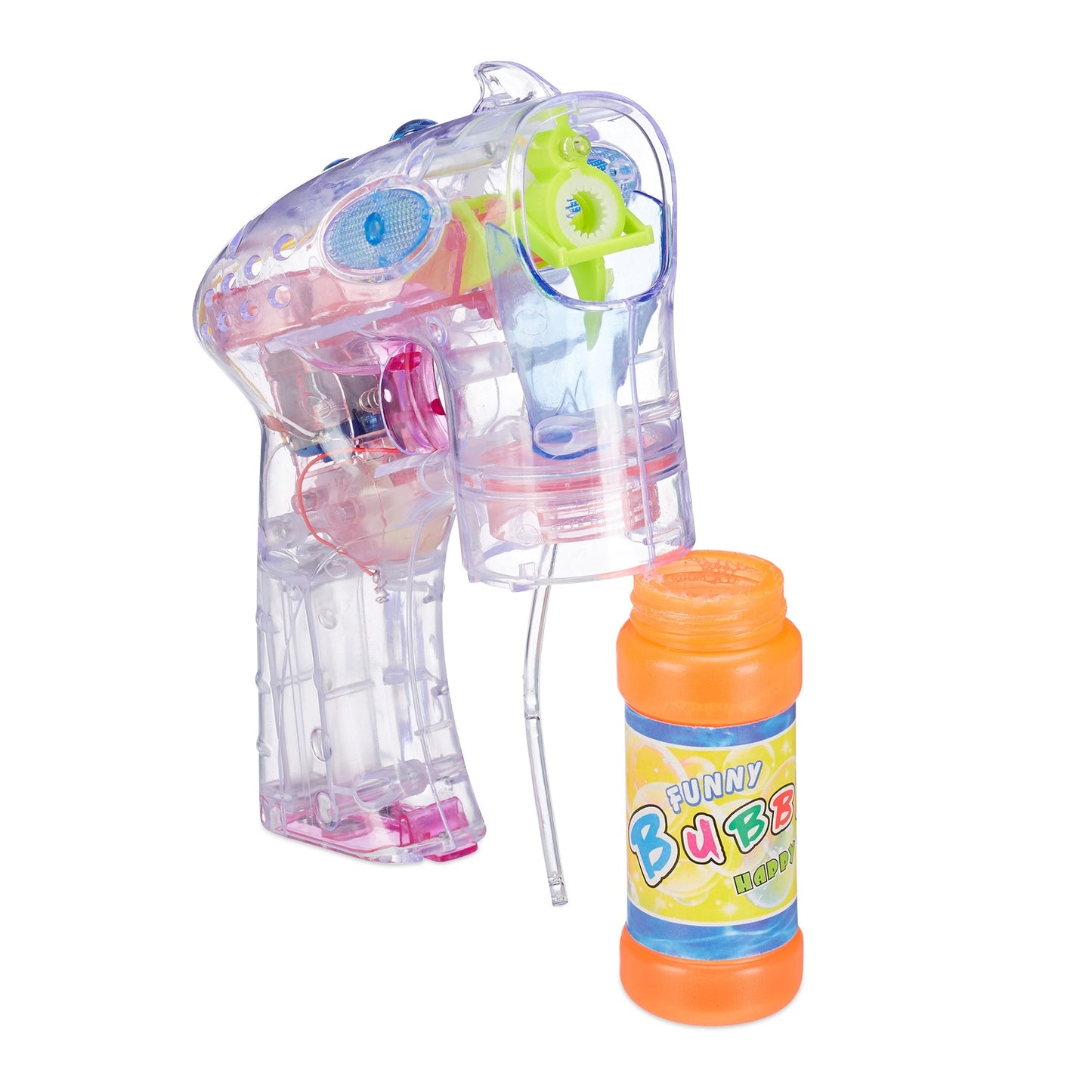 LED soap bubble gun