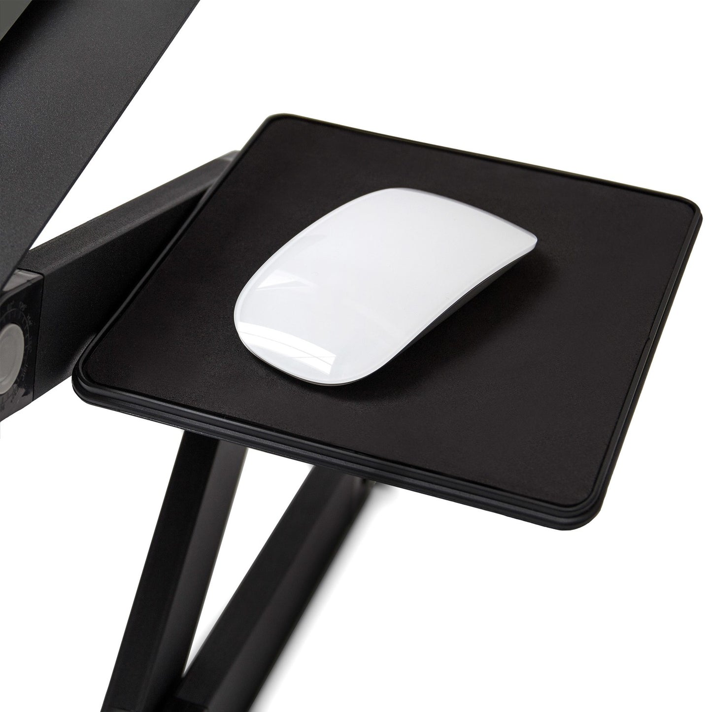 Laptop stand with adjustable fan