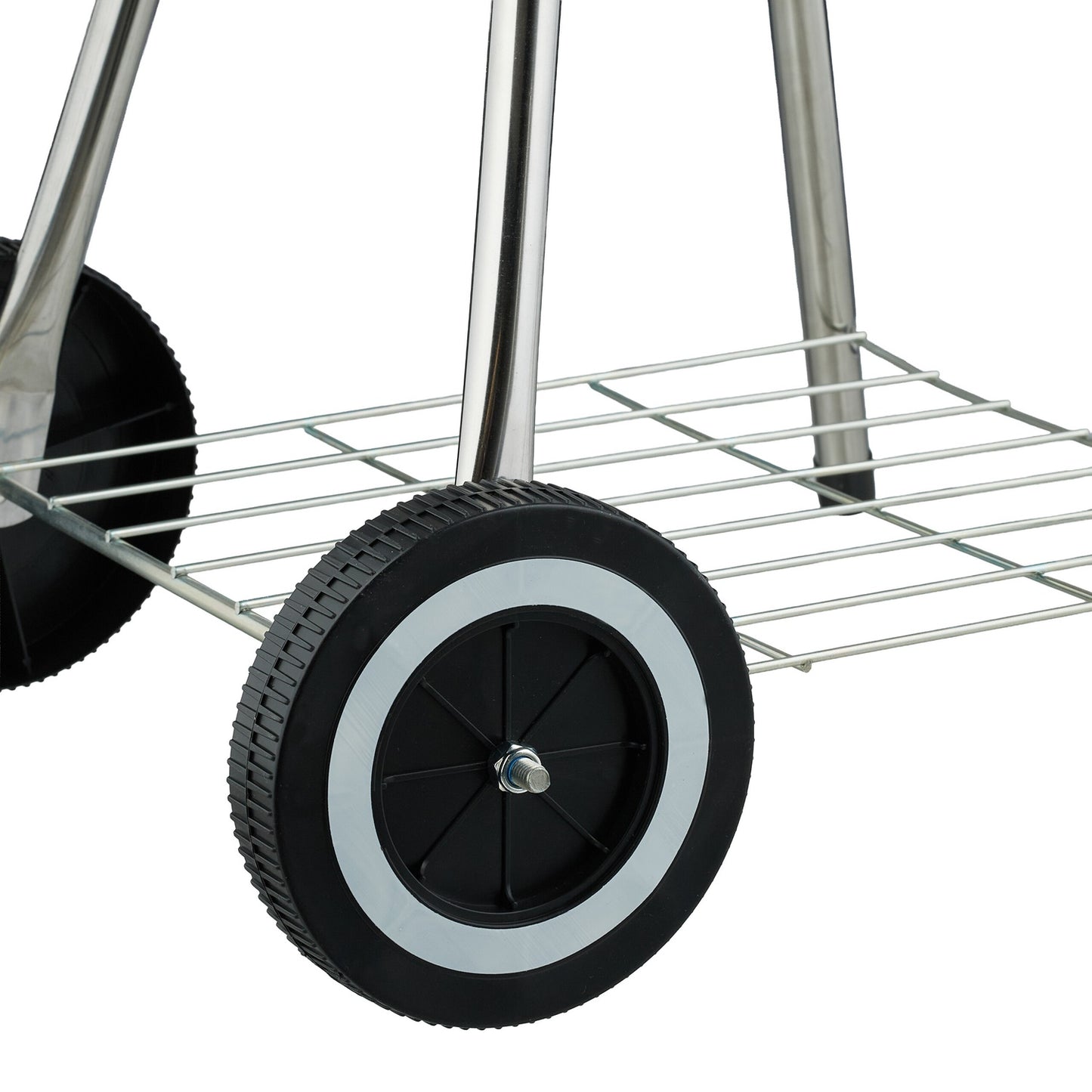 Large Kettle BBQ Grill with Wheels and Ash Collector