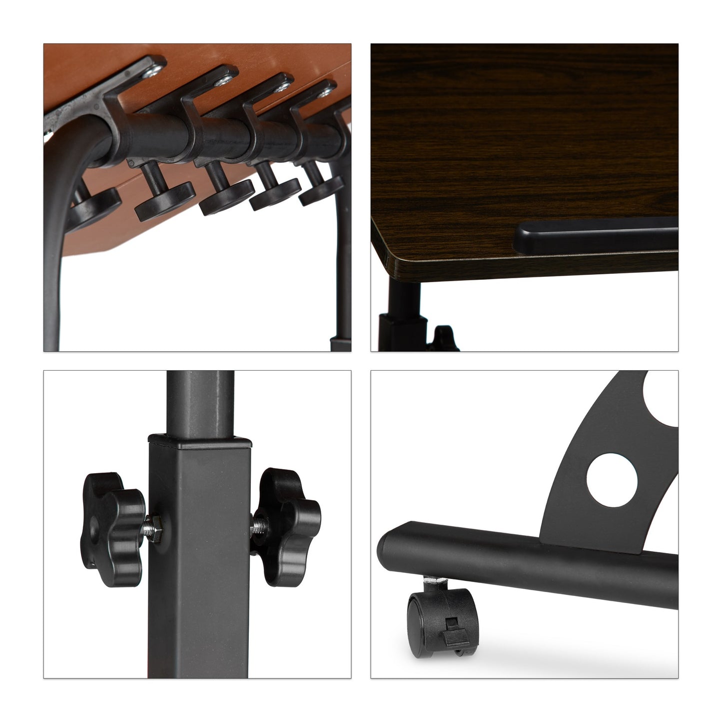 Large adjustable laptop table