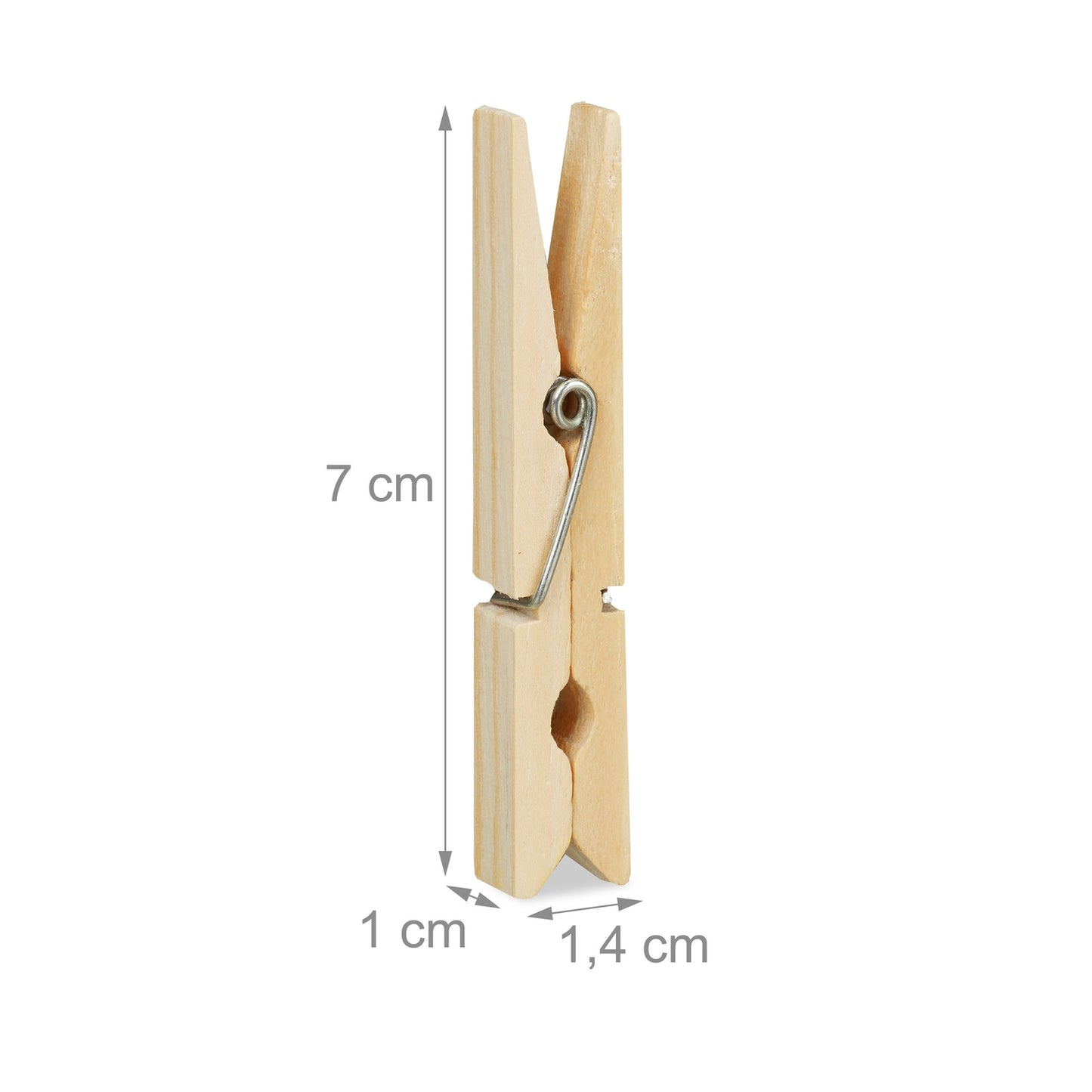 Laundry Pegs Wood Set of 100