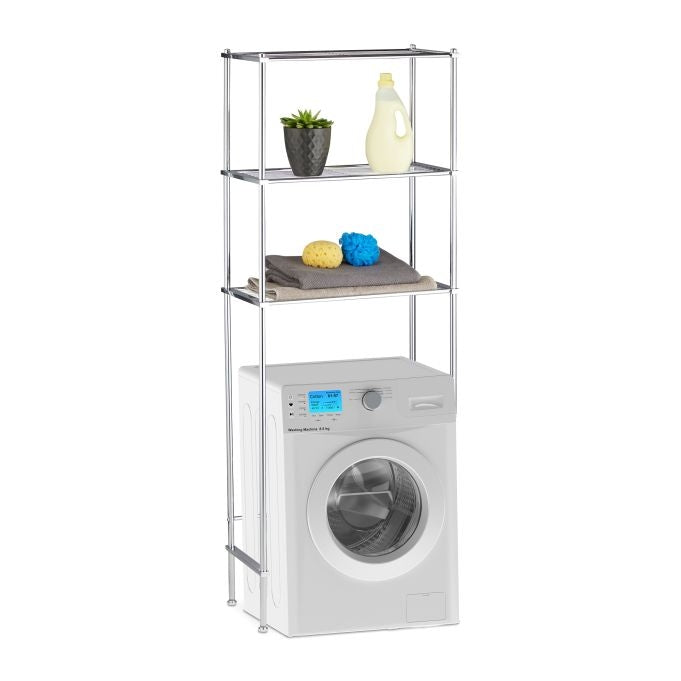 Laundry Rack with 3 Shelves