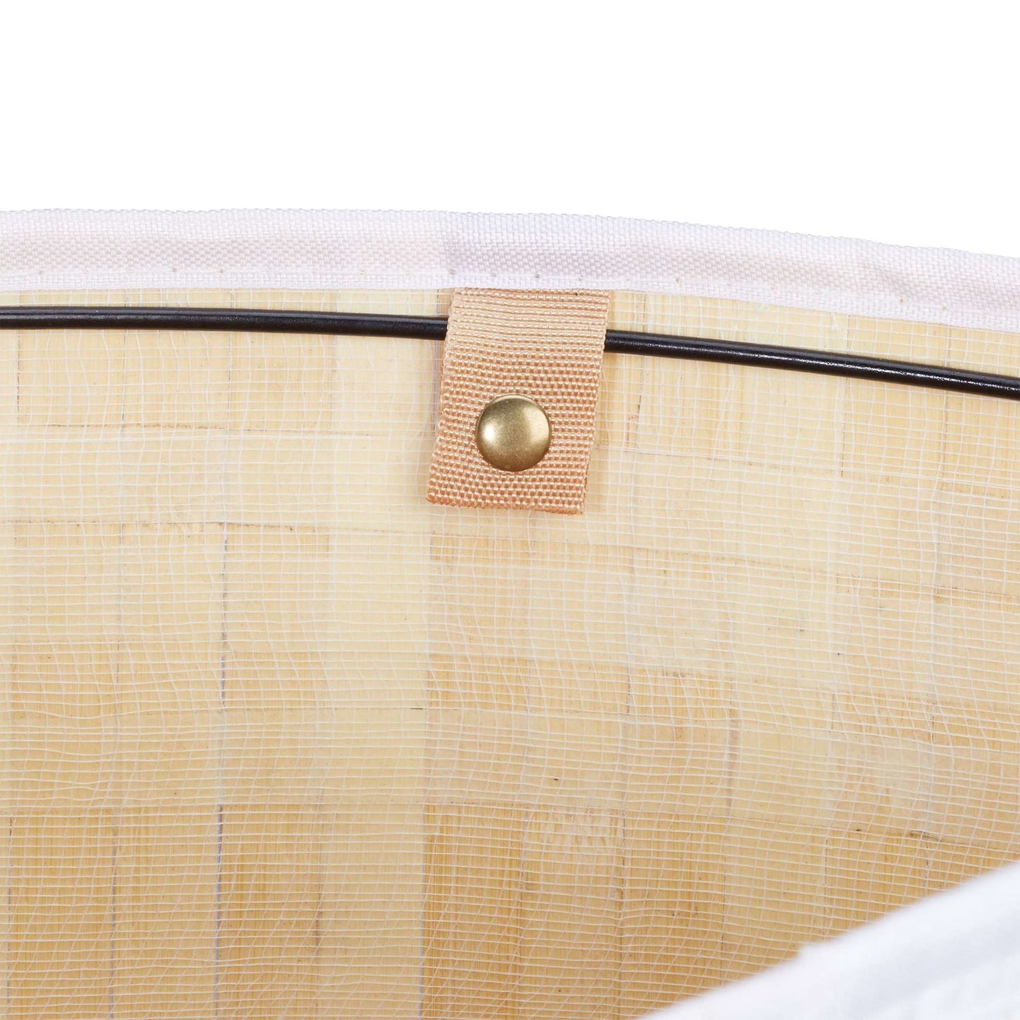 Laundry basket corner bamboo