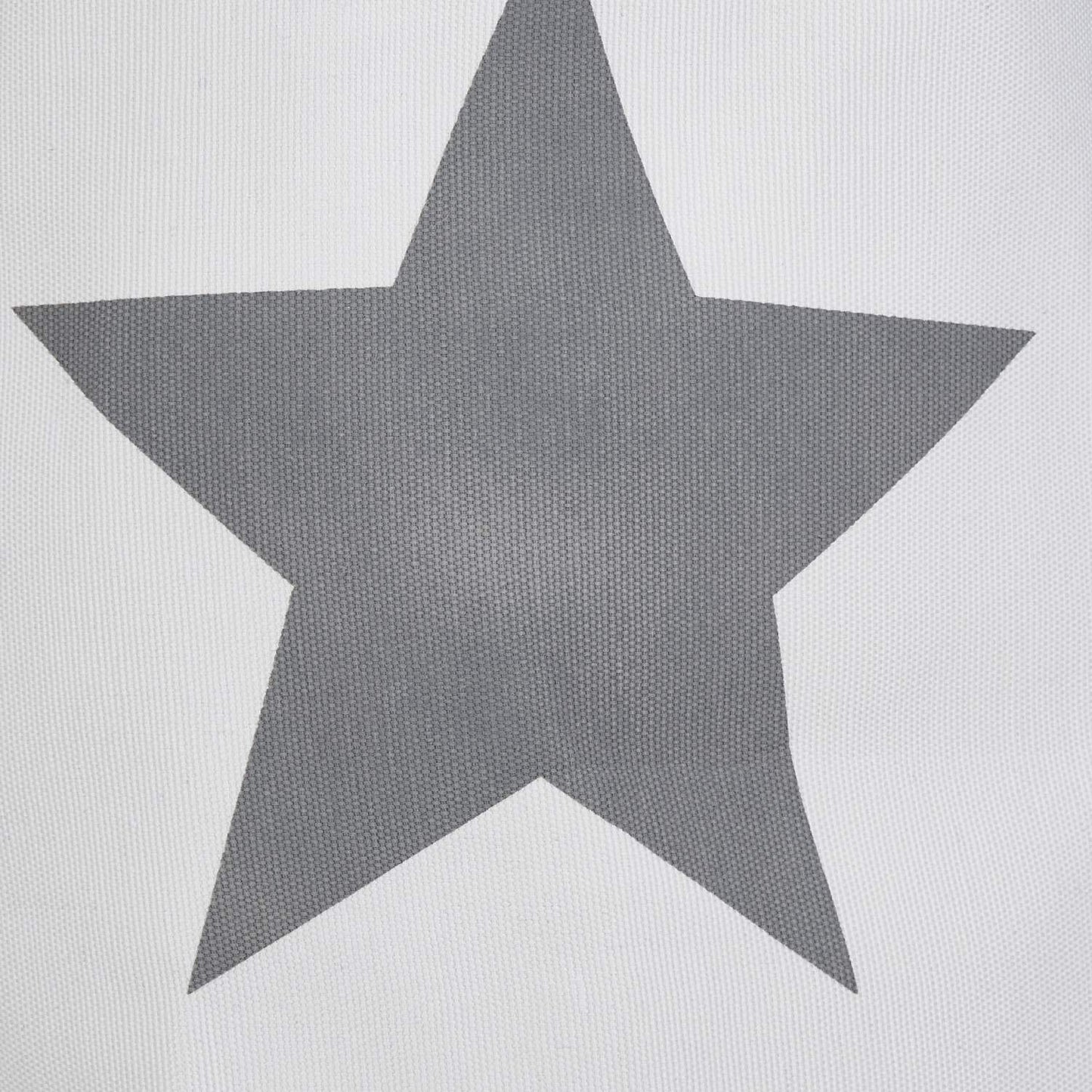 Laundry basket fabric with star