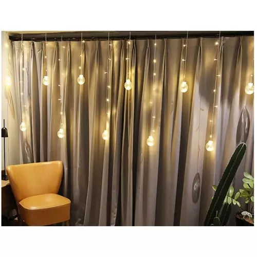 Light curtain 108LED USB warm white KŚ19736