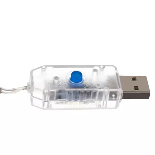 Light curtain 138 LED USB warm white KŚ19746