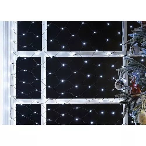 Light curtain 160 LED USB - cold white KŚ19760