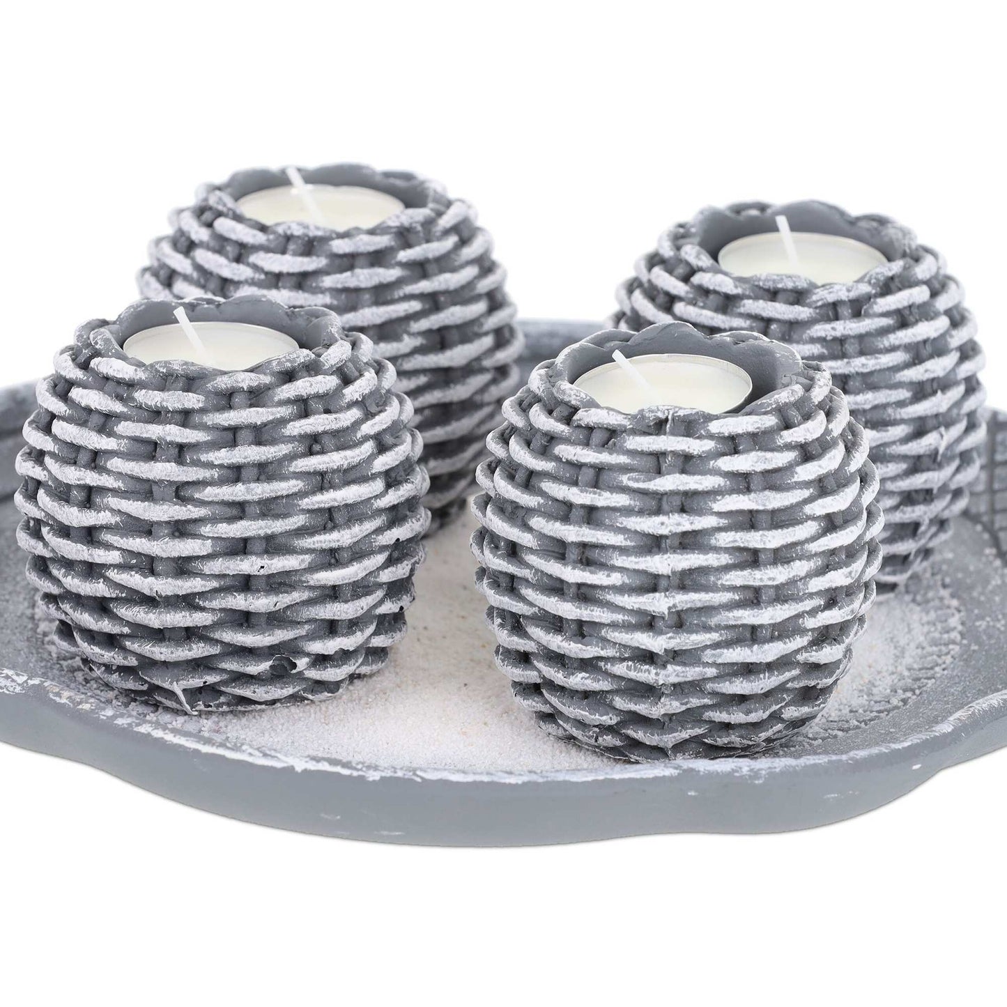 Light decoration with 4 tealight holders