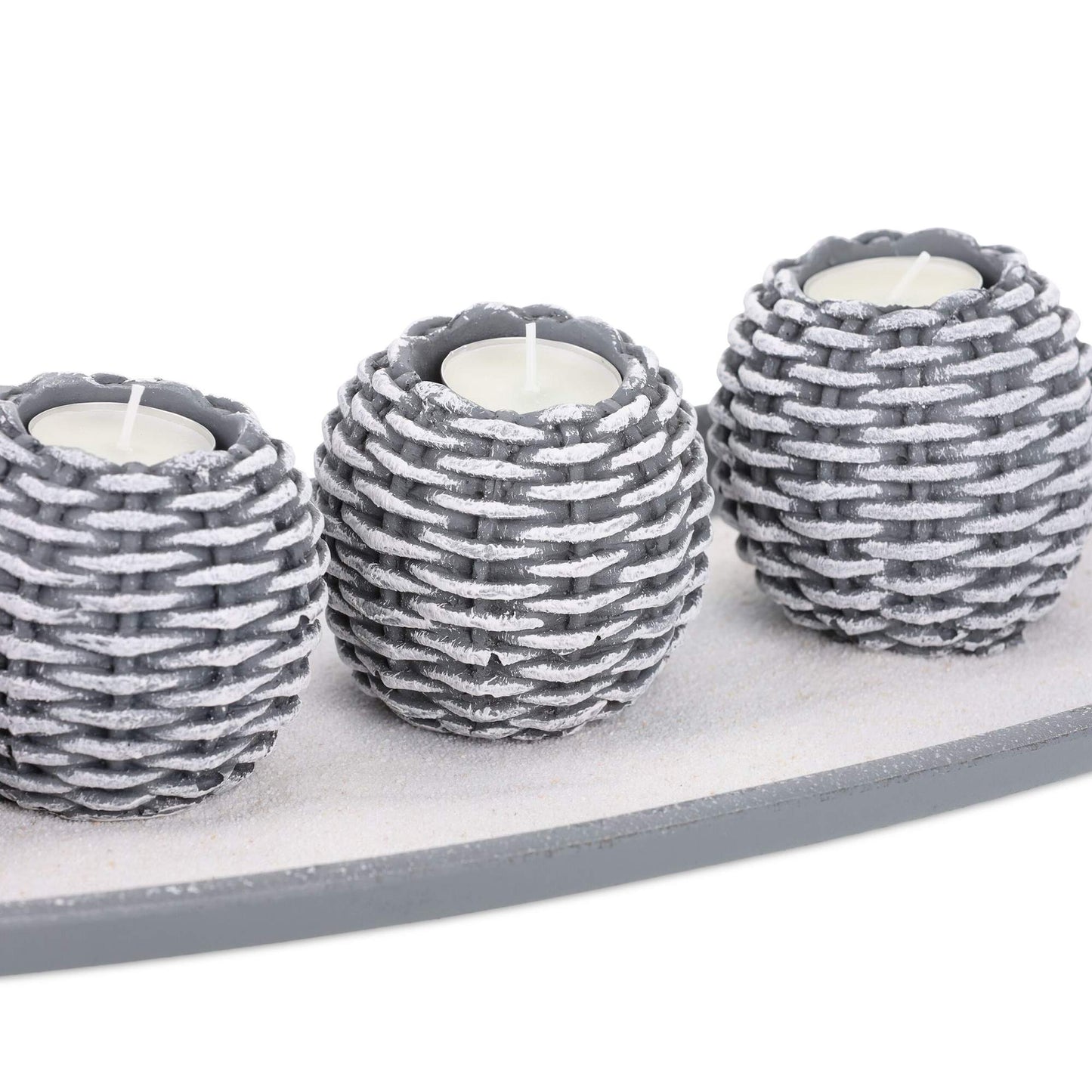 Light decoration with 5 tealight holders