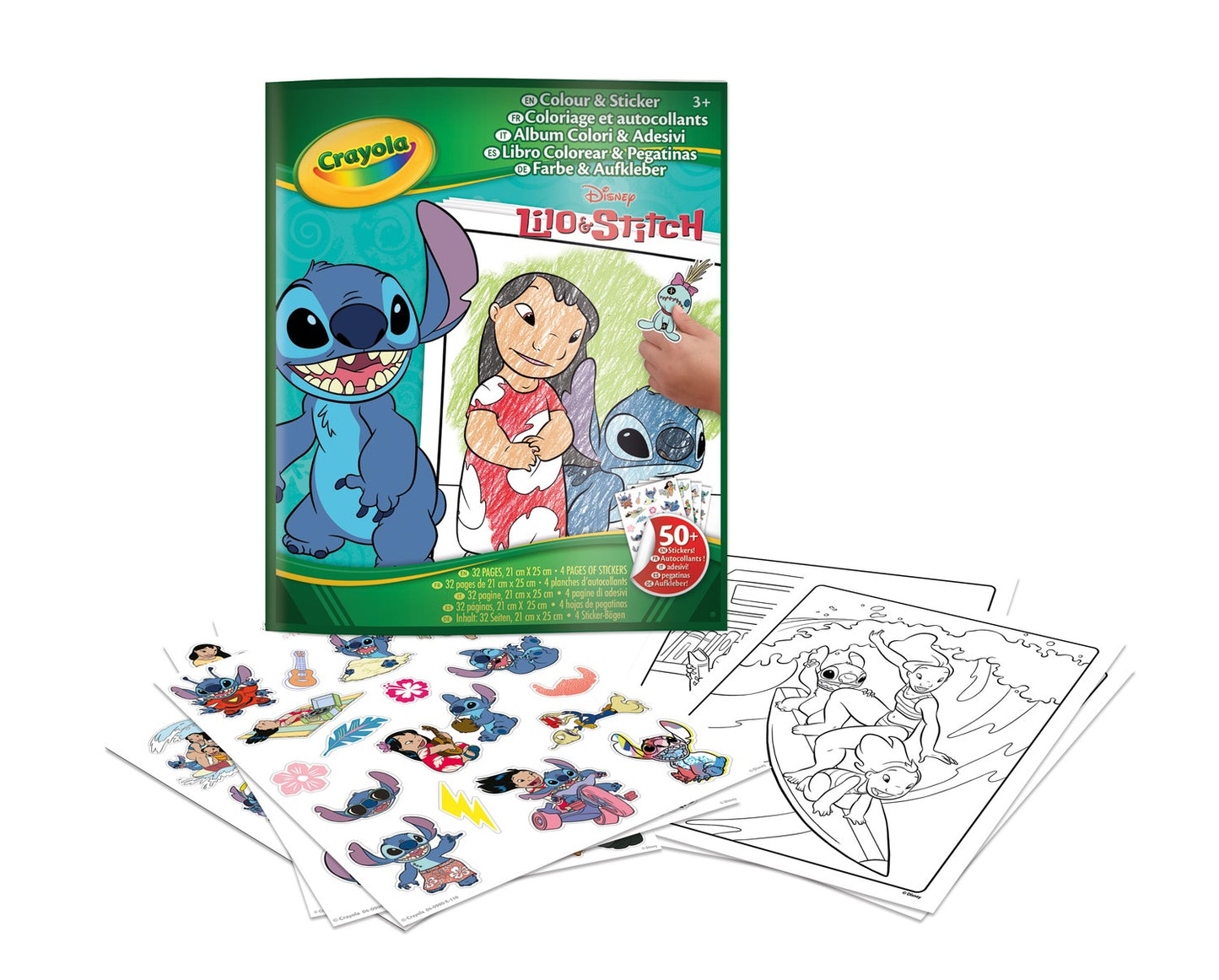 Lilo & Stitch Color and Sticker Activity Set for Kids