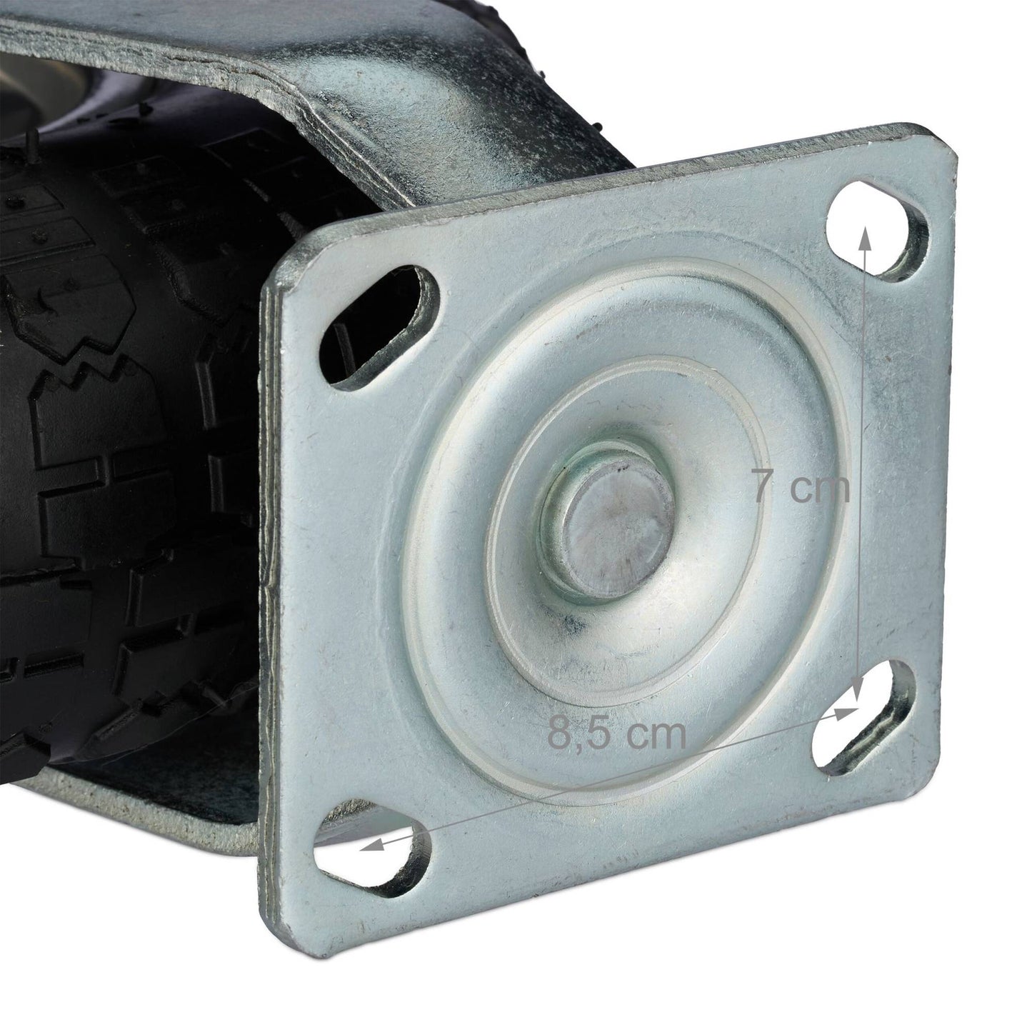 Link wheels with air tires 3.50-6