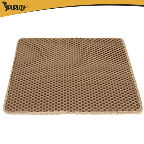 Litter box mat 60x45cm - beige Purlov