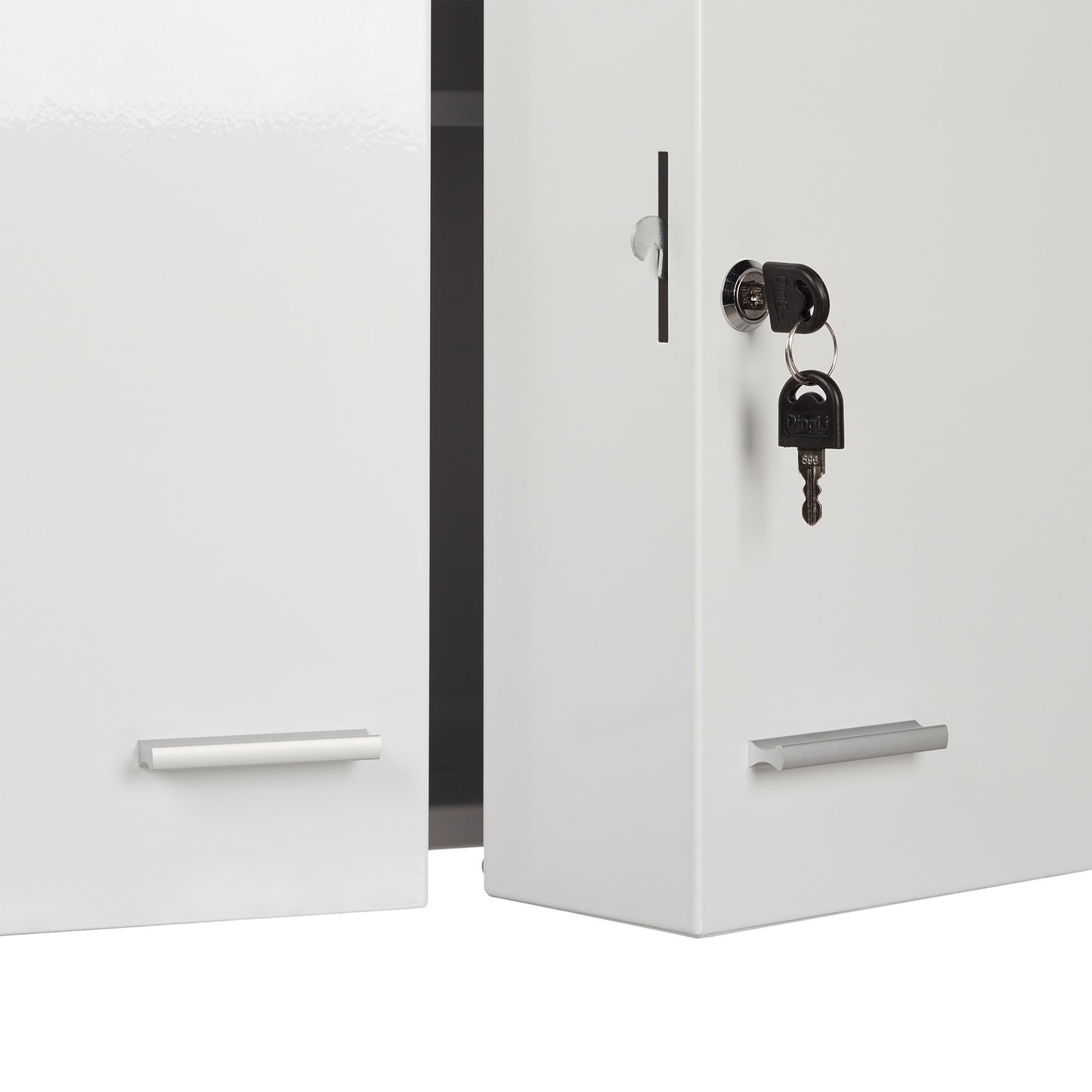 Lockable medicine cabinet