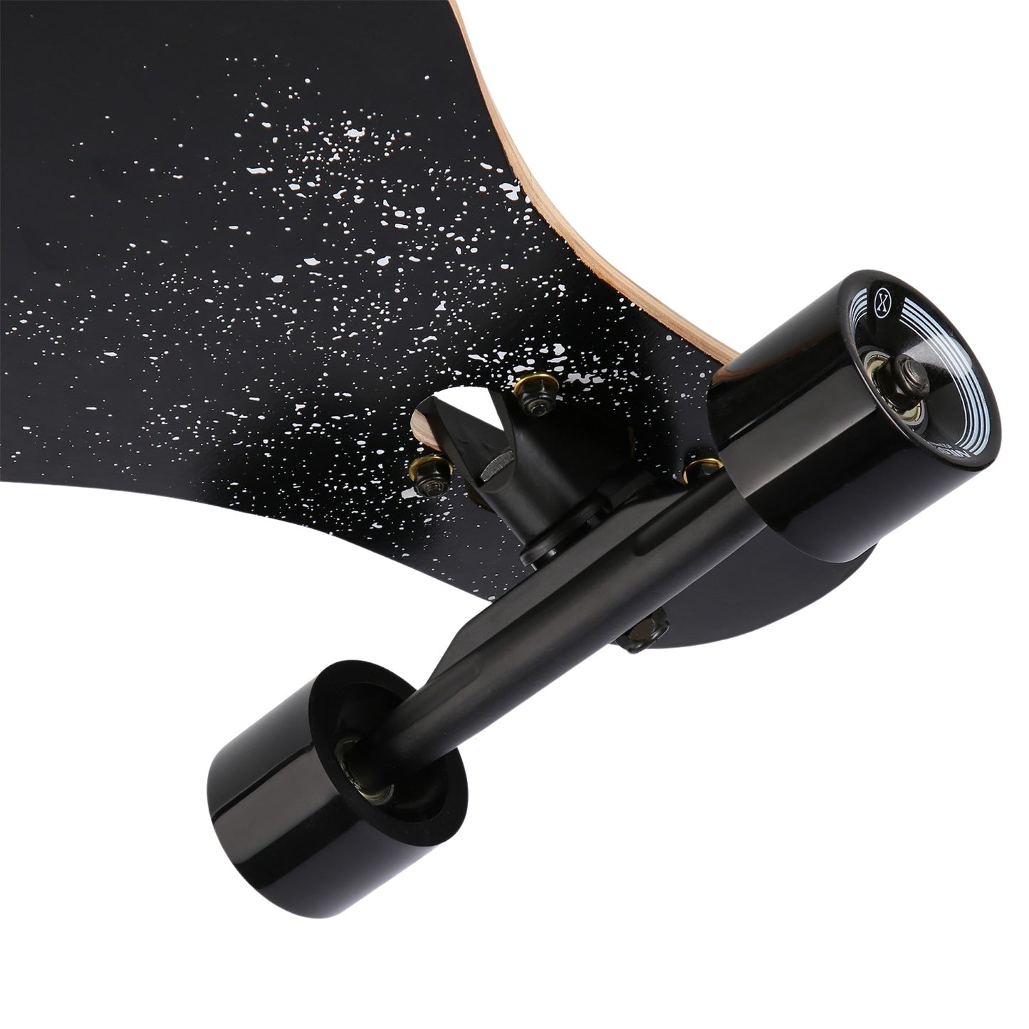 Longboard – Skull Design, Wood Deck