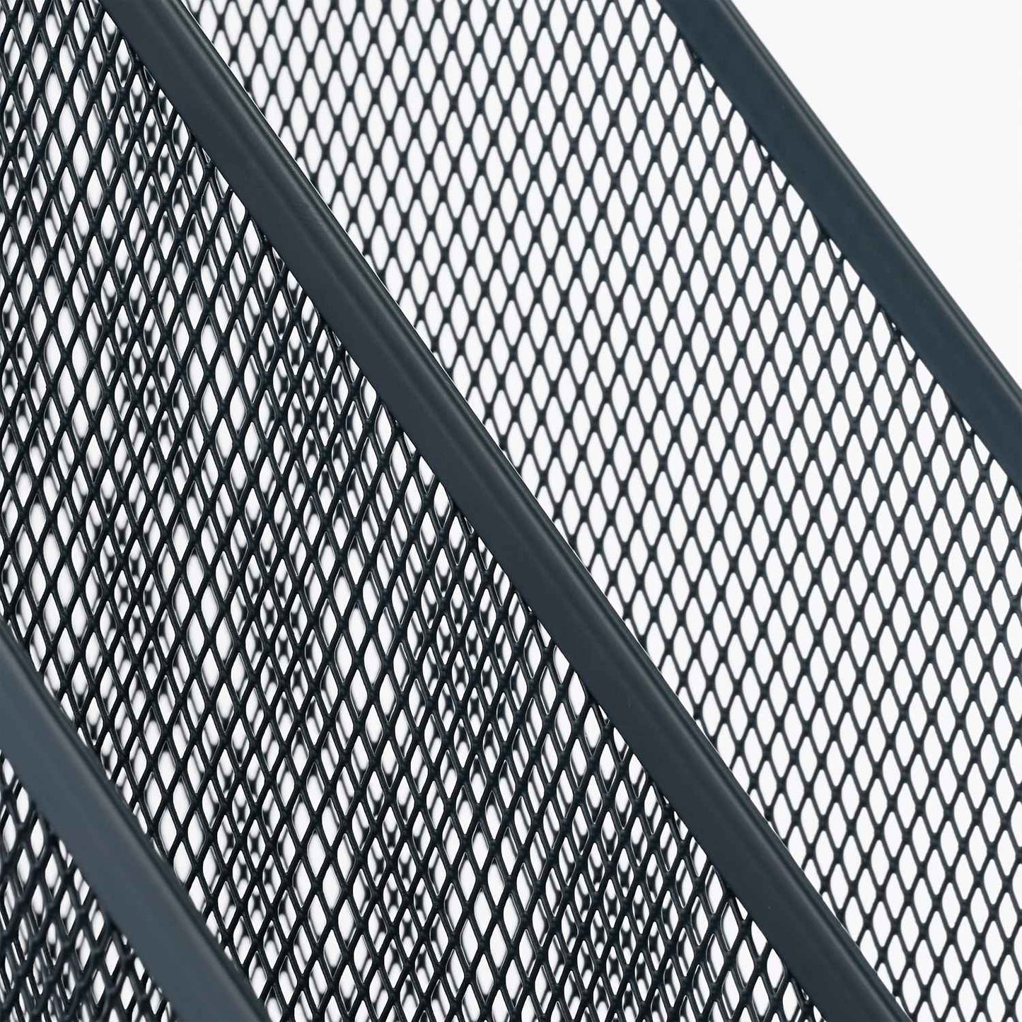 Magazine holder in mesh 2 compartments