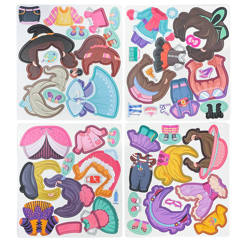 Magnetic Dress-Up Puzzle Book for Kids, 51 Pieces