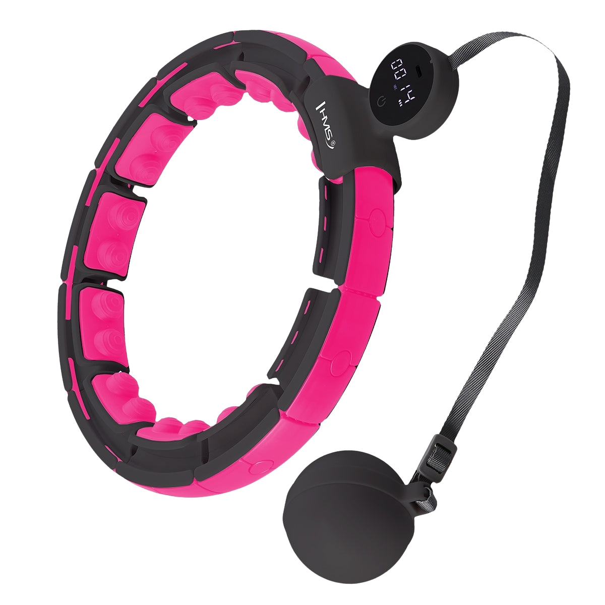 Magnetic Weighted Hula Hoop with Counter & Waist Support