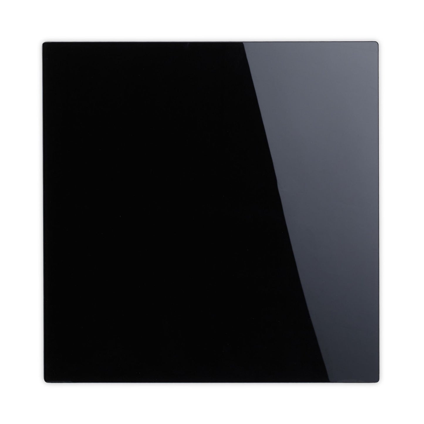 Magnetic board in black glass