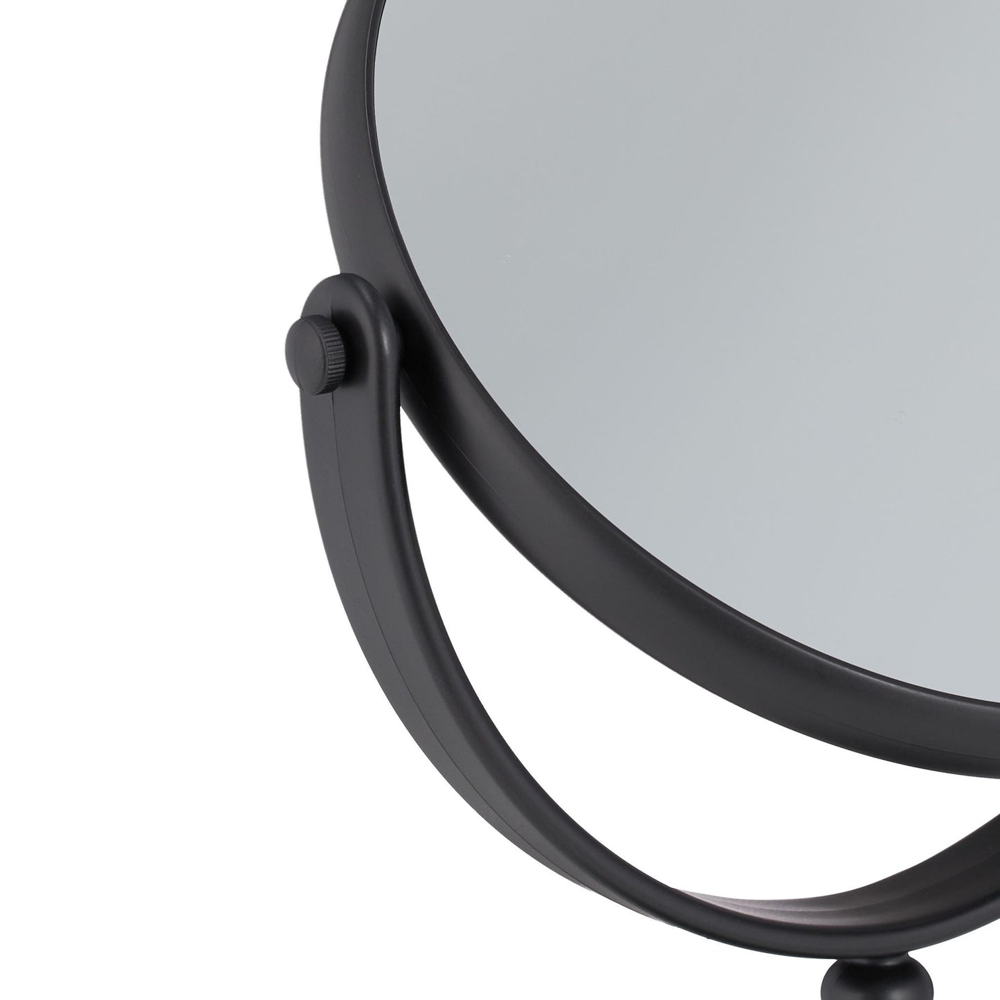 Magnifying mirror black