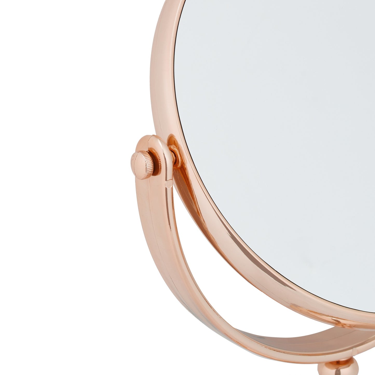 Magnifying mirror copper color