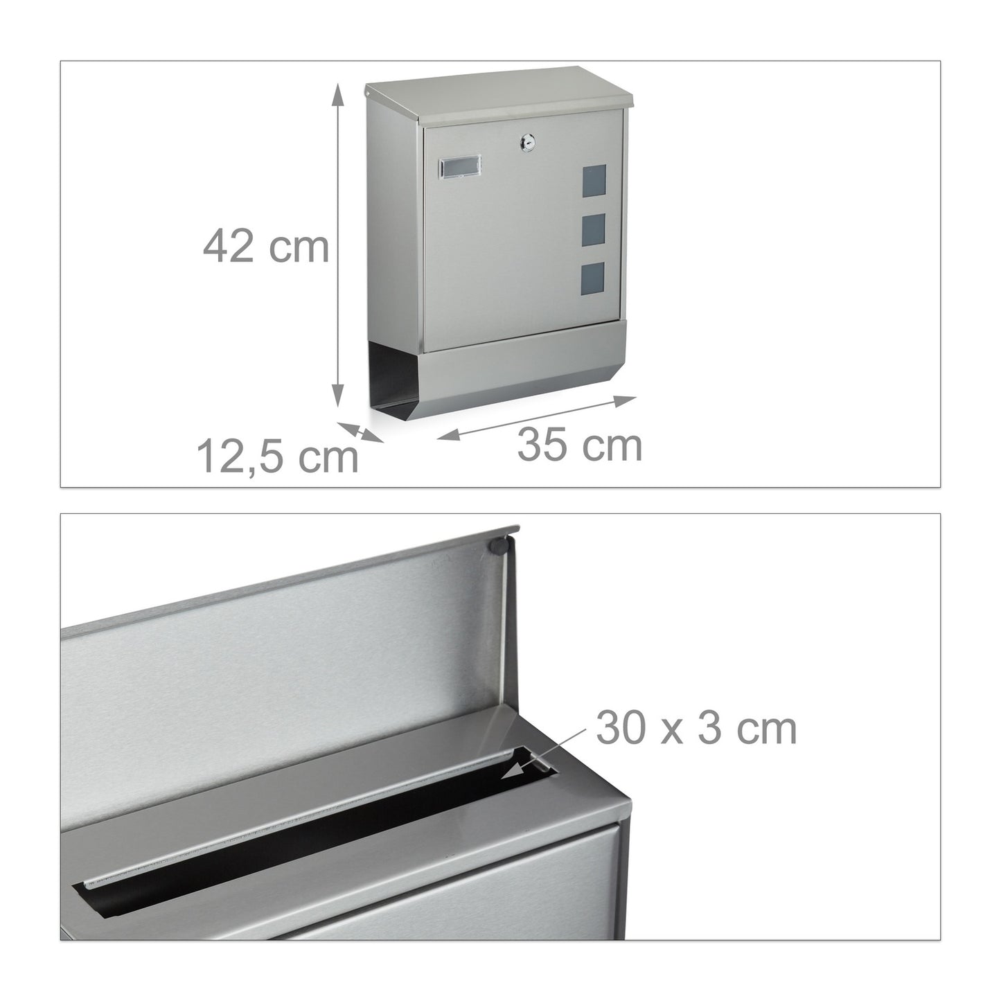 Mailbox stainless steel