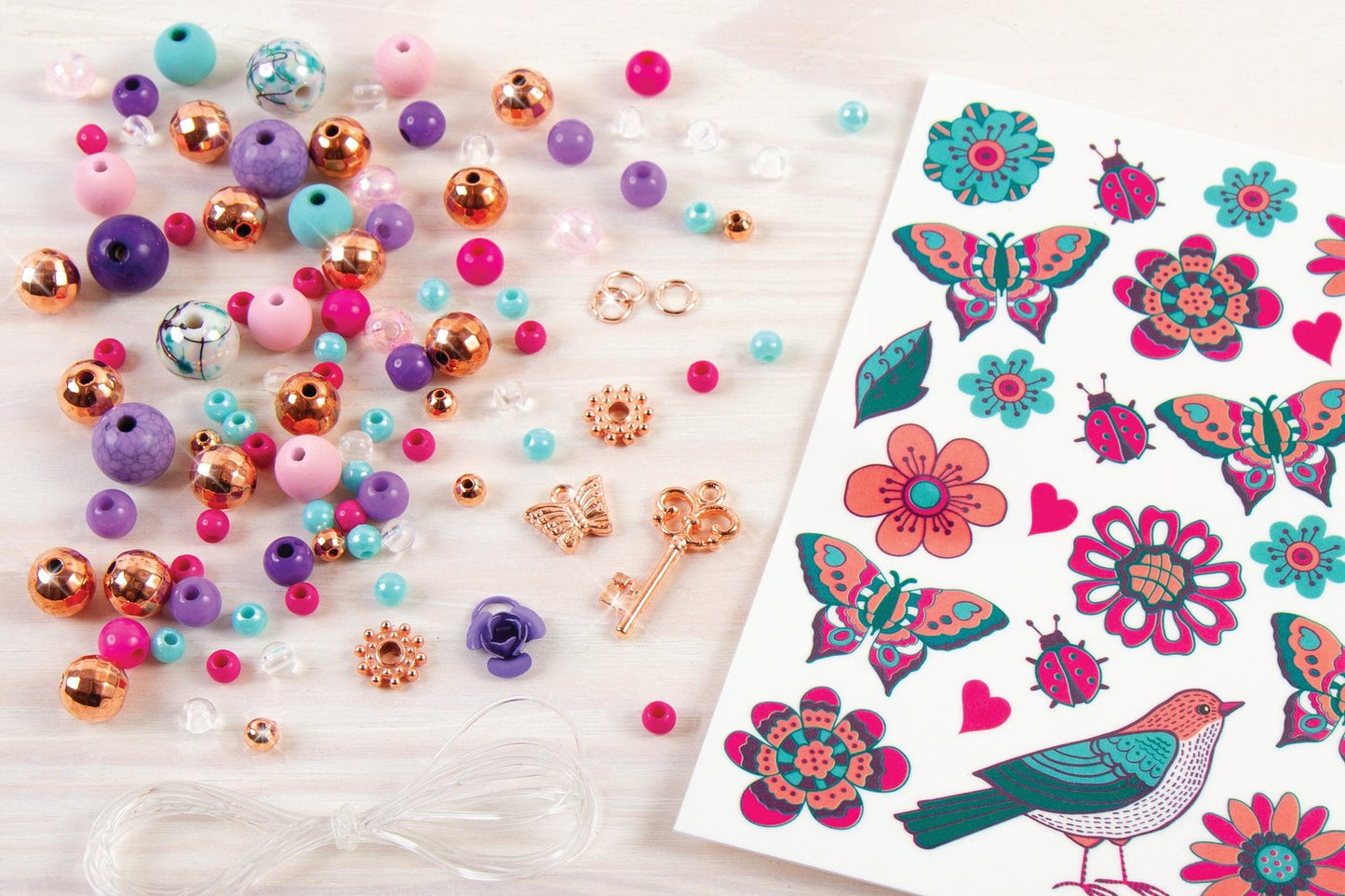 Make It Real Charm Bracelets Diy Kit "Blooming Creativity"