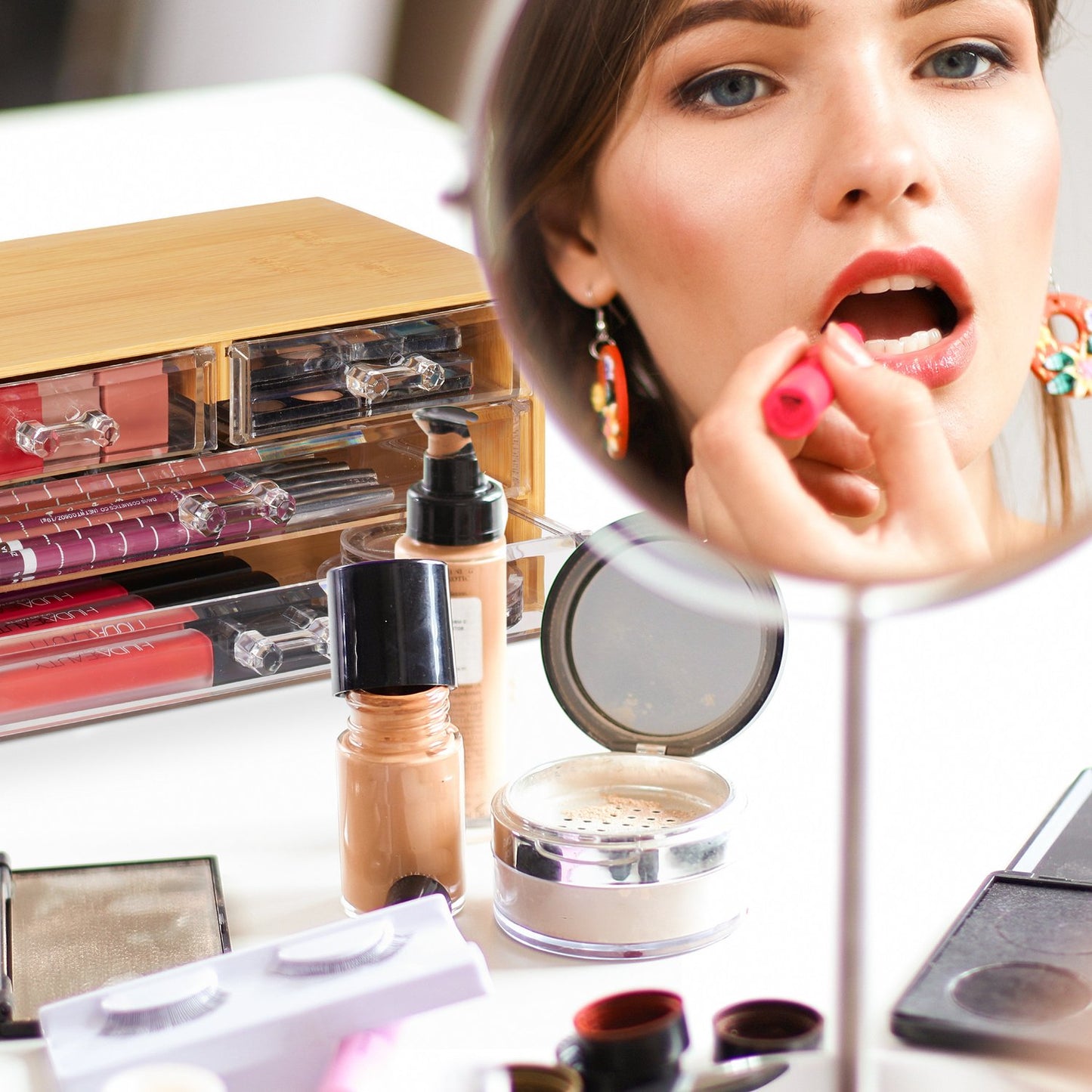 Make-up Organiser with 4 Drawers